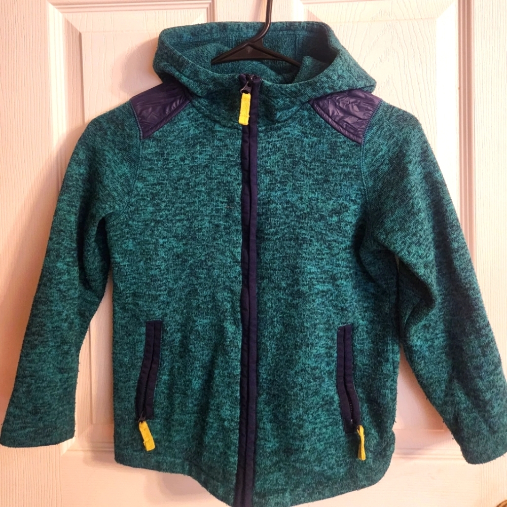 Kids Lands End zip-up fleece. Size small.